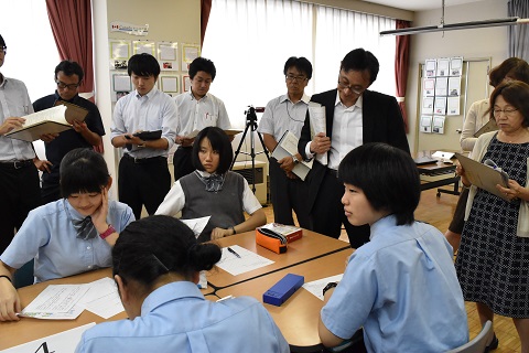 研究授業 学校法人 文化長野学園 文化学園長野中学 高等学校