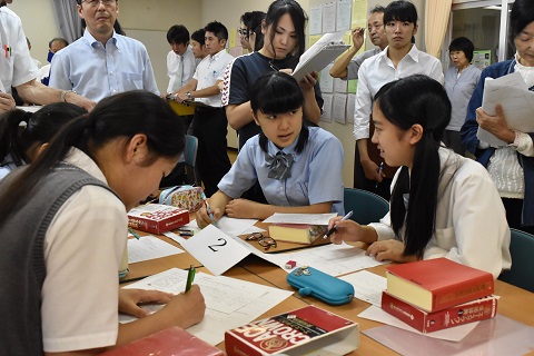 研究授業 学校法人 文化長野学園 文化学園長野中学 高等学校